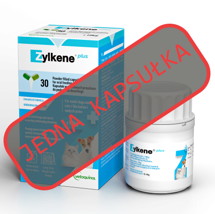 Vetoquinol Zylkene 75mg d/ Psa i Kota <10kg Uspokajające 1kaps