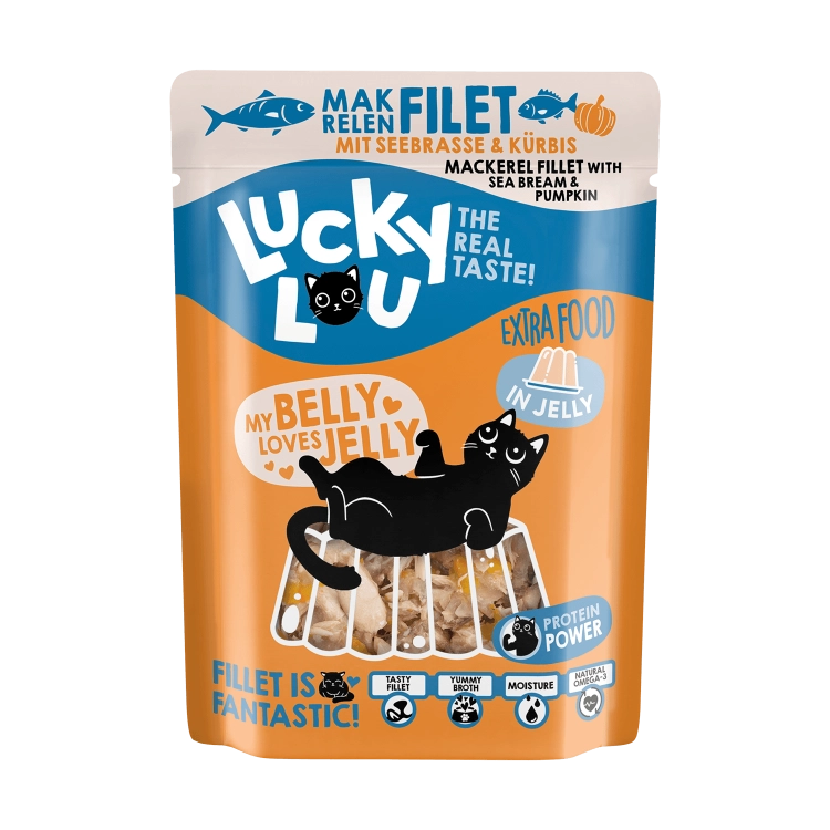 Lucky Lou Extrafood Makrela i Dorada w Galarecie saszetka 70g