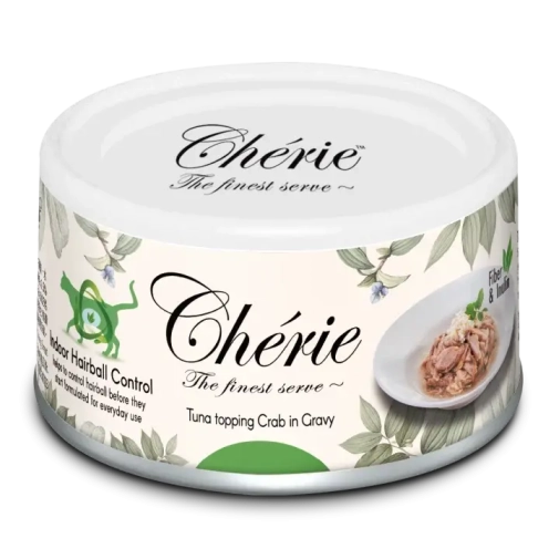 Cherie Hairball Controll Tuńczyk z Krabem puszka 80g