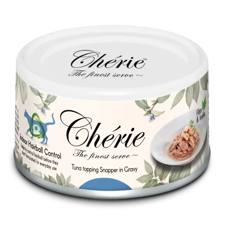 Cherie Hairball Controll Tuńczyk z Okoniem puszka 80g