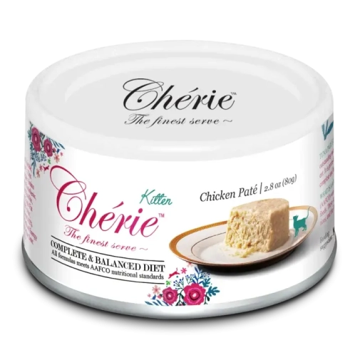 Cherie Kitten Mus z Kurczaka puszka 80g