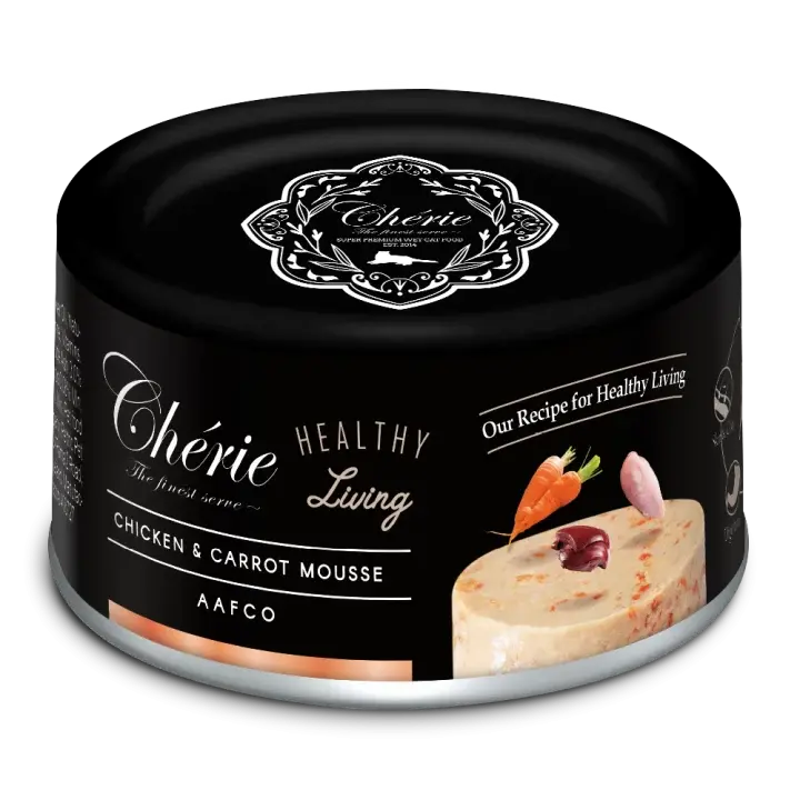Cherie Mus z Kurczaka i Marchewki na Parze puszka 80g