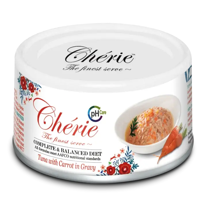 Cherie PH Care Tuńczyk z Marchewką na Parze puszka 80g