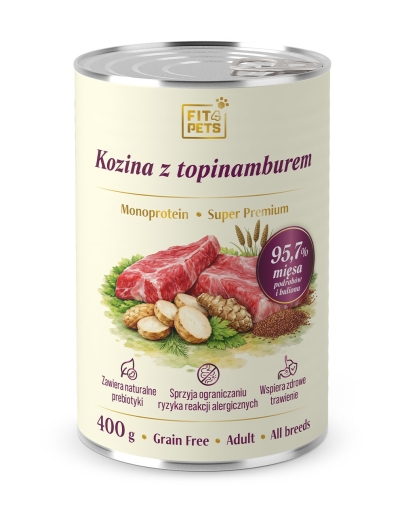 Fit4Pets koserwa 400g Kozina z Topinamburem