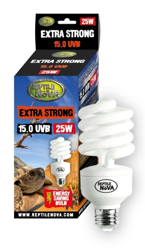 Reptile Nova Żarówka UVB do terrarium ExtraStrong 15.0 / 25W