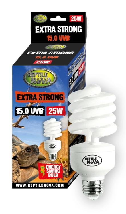 Reptile Nova Żarówka UVB do terrarium ExtraStrong 15.0 / 25W