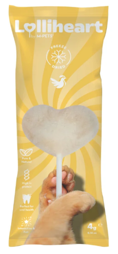 M-Pets LOLLIHEART Przysmak Dla Kota Kurczak 4g