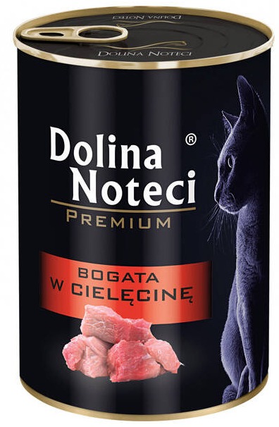 Dolina Noteci Premium Cielęcina 400g – mokra karma dla kota bogata w cielęcinę