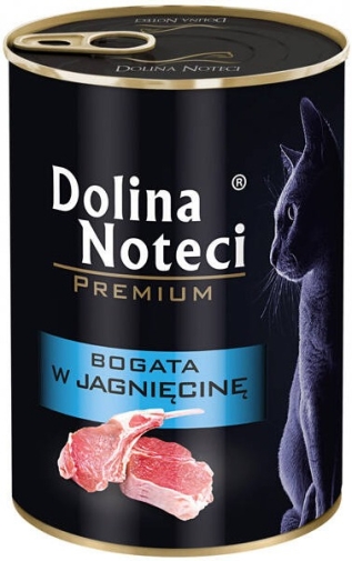 Dolina Noteci Premium Jagnięcina 400g – mokra karma dla kota z jagnięciną