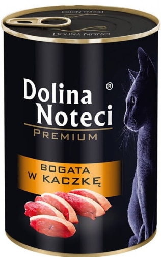 Dolina Noteci Premium Kaczka 400g – mokra karma dla kota bogata w kaczkę