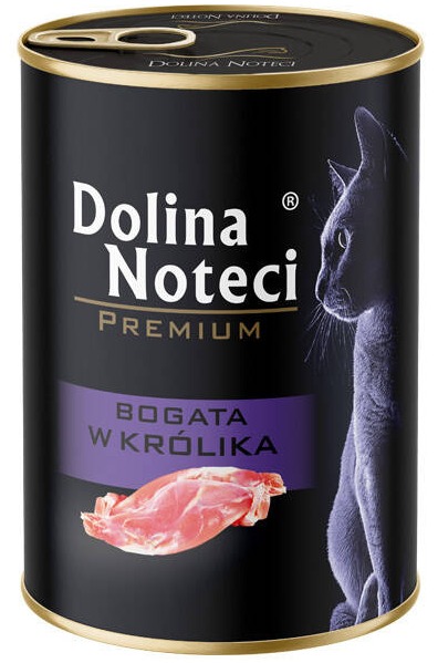 Dolina Noteci Premium Królik 400g – mokra karma dla kota bogata w królika