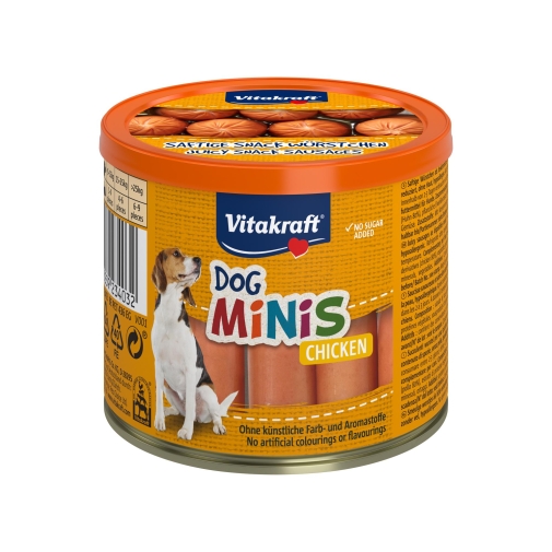 Vitakraft Dog MiNiS Chicken 120g – kiełbaski drobiowe dla psa 12 sztuk