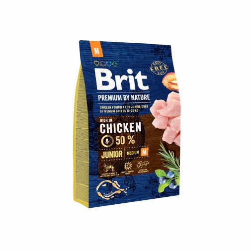 Karma Dla Psa Brit Premium by Nature Junior Medium 3kg