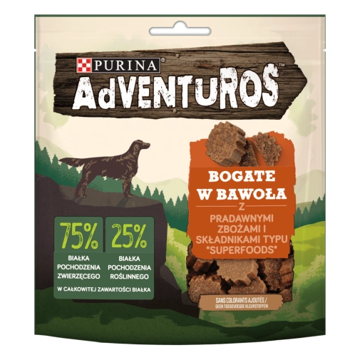 Purina Adventuros Bawoł 90g Przysmak Dla Psa